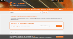Desktop Screenshot of muziekweb.nl